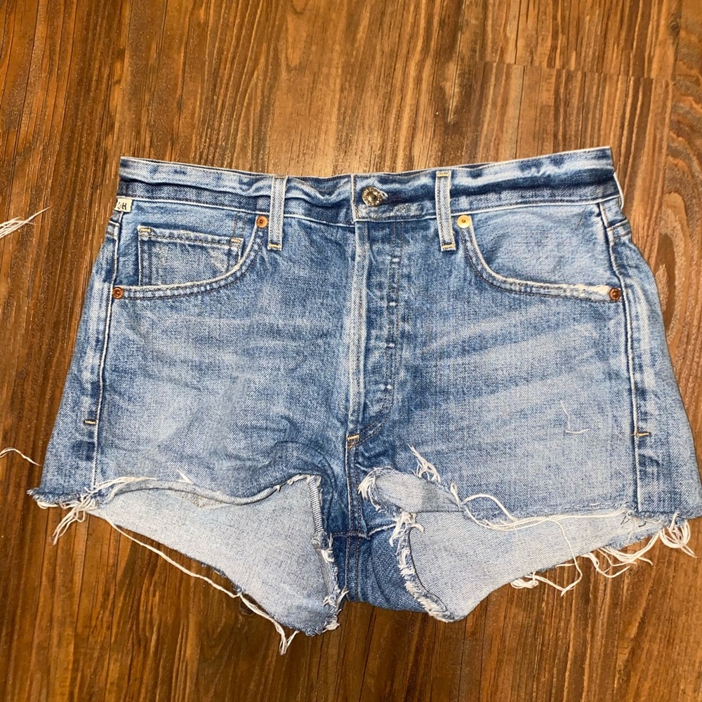 Denim shorts